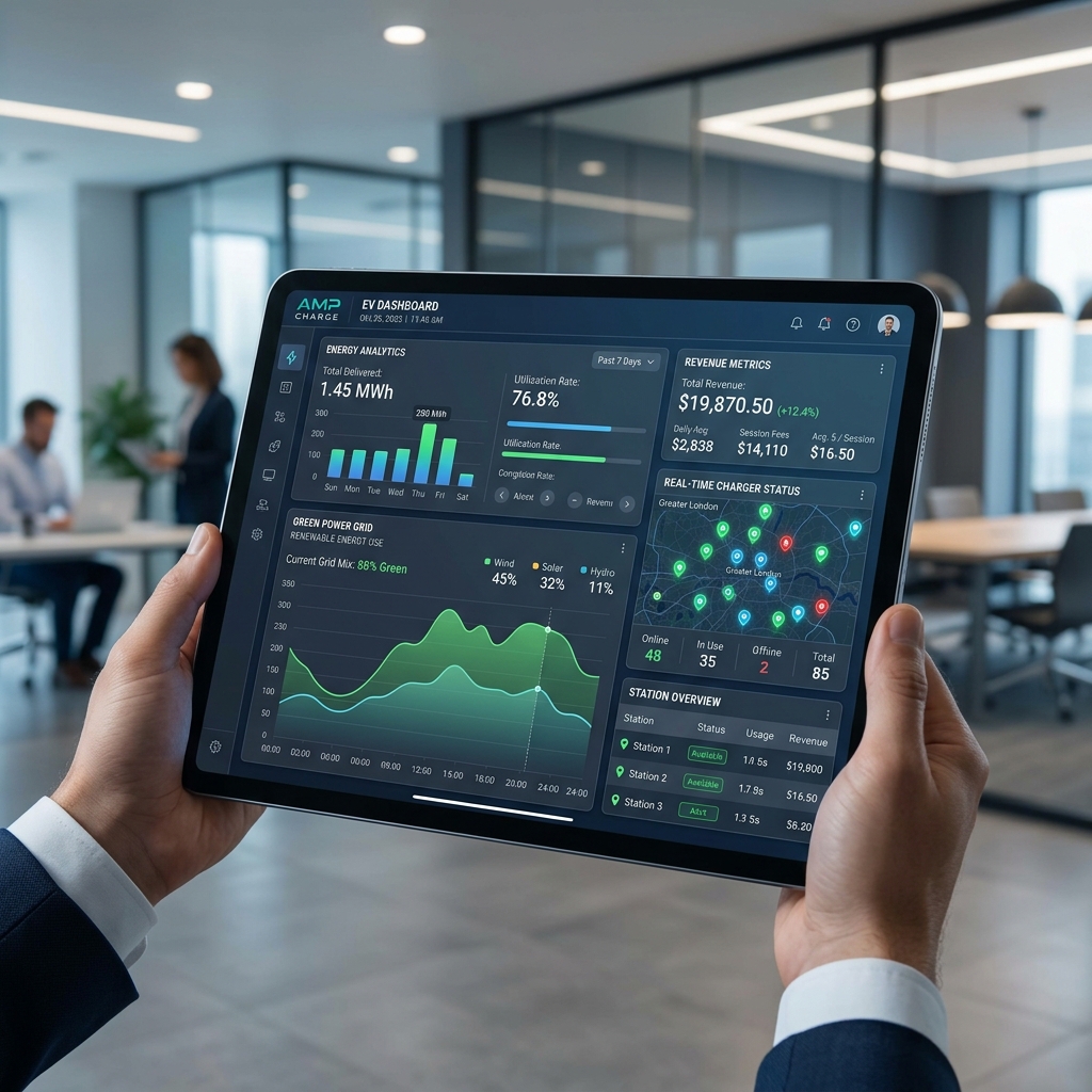 OCPP Management Analytics Dashboard